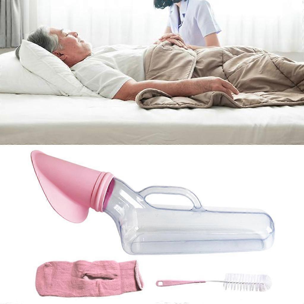 PVC Portable Urinal Bottle for Paralyzed Elderly Bedridden For Female ...