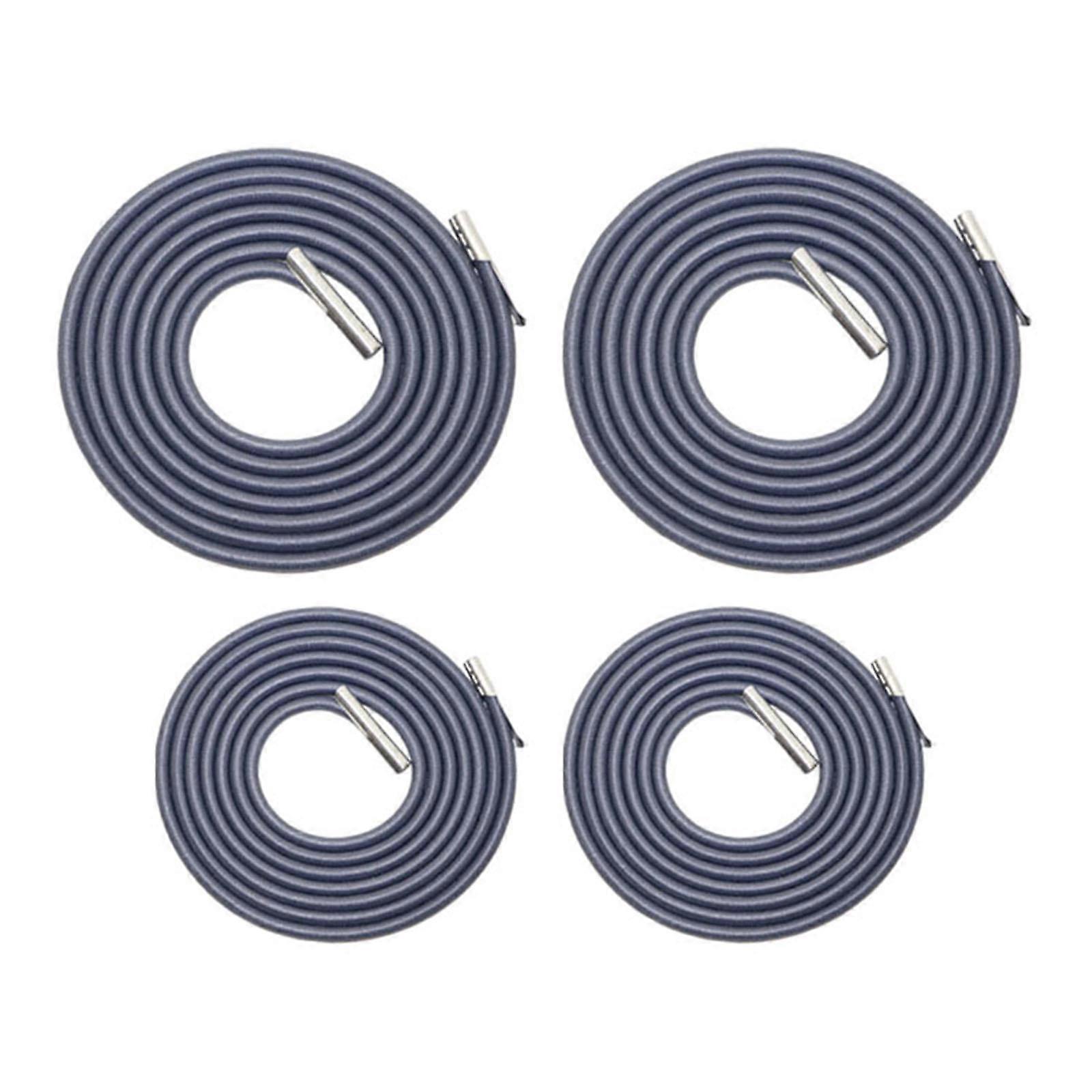 4Pcs Replacement Cord for O Gravity Chair Elastic Cord Laces for Backyard Black