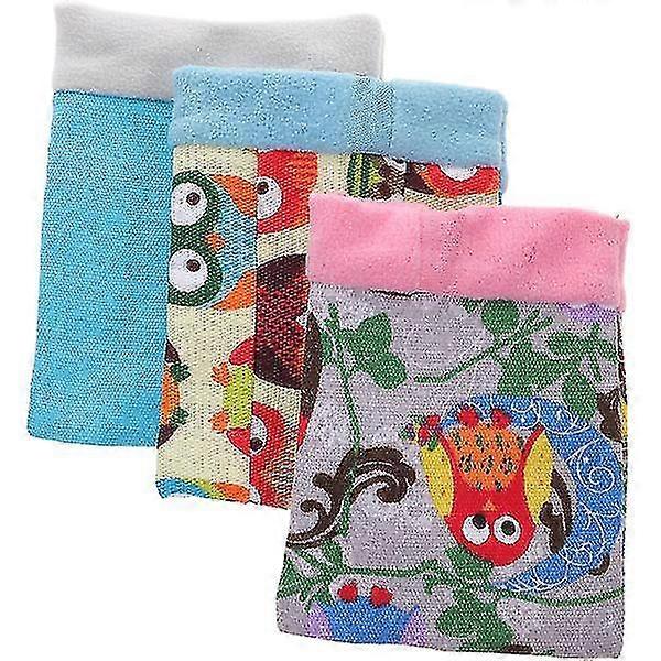 Printed Pet Sleep Cage Winter Warm Pet Bed For Hamster Rabbit Squirrel (random Color, Size M)