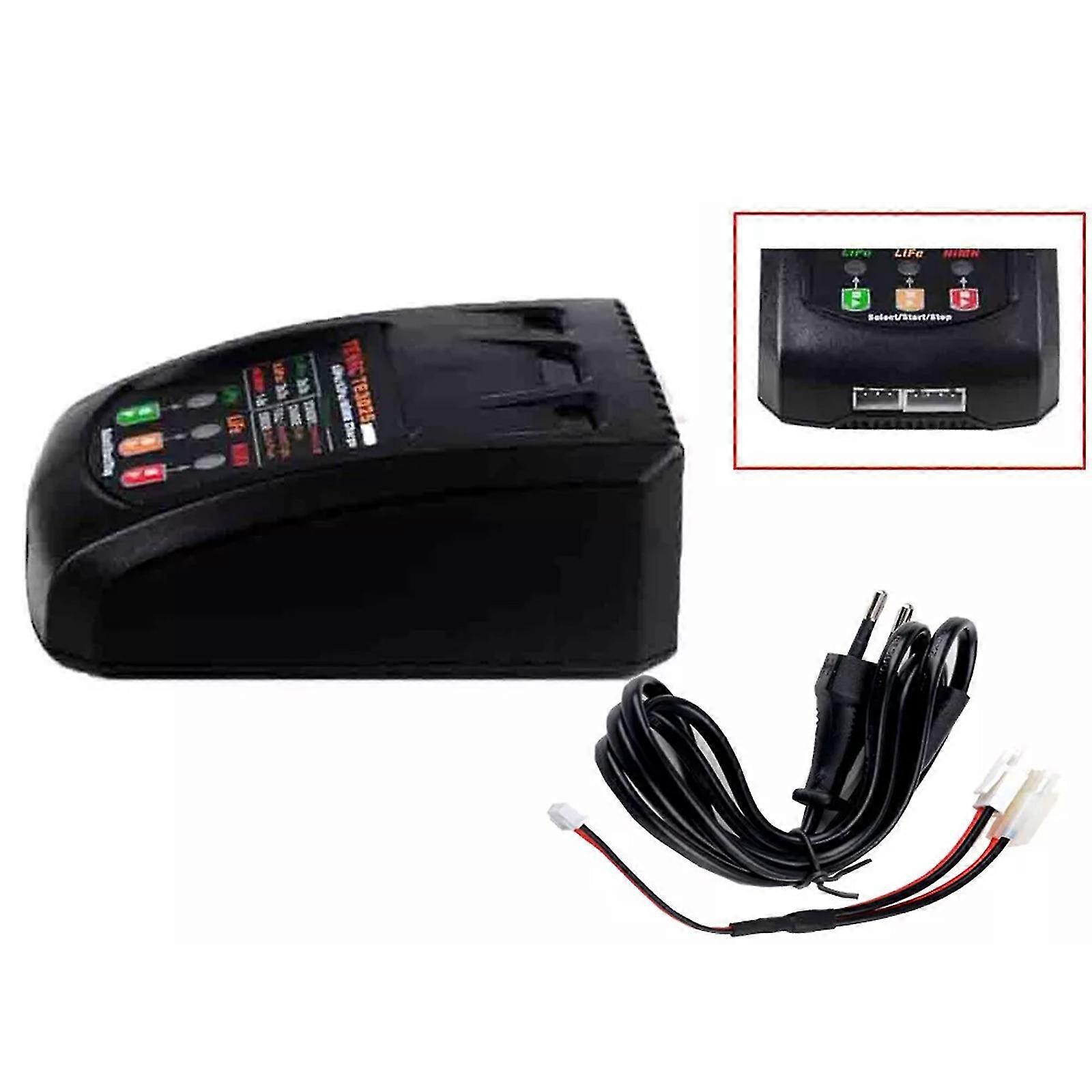 A3PRO Fast RC Car Battery Charger NiMH/LiPo/LiFe, 6V-9.6V with Tamiya and Mini Tamiya Plugs