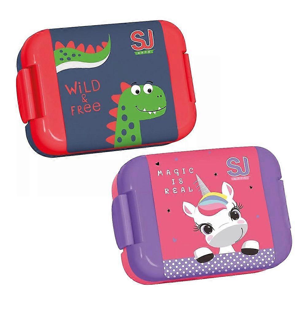 Sj Gang Lunch Box - Dinosaur and Unicorn