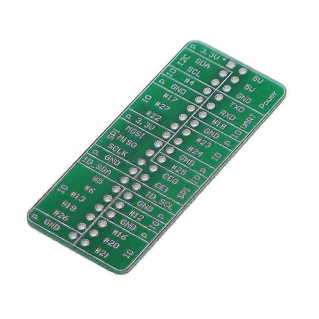 Wemos GPIO Reference Card V1.0.0 - for Raspberry Pi Model B+/Pi 2/Pi 3