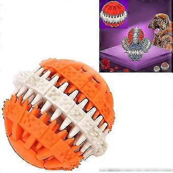 Dog Toy Balls For Pets Tooth Cleaning Chewing Toys Balls Of Non-toxic Soft Rubber , Large Size
