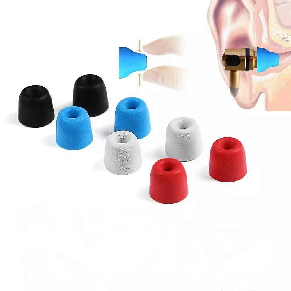 8pcs Foam Ear Tips Compatible with 4.0mm Connect HoleMemory Foam T100 T200 T300 T400 Earbuds Replacement Eartips For In-Ear Earphone -GSL