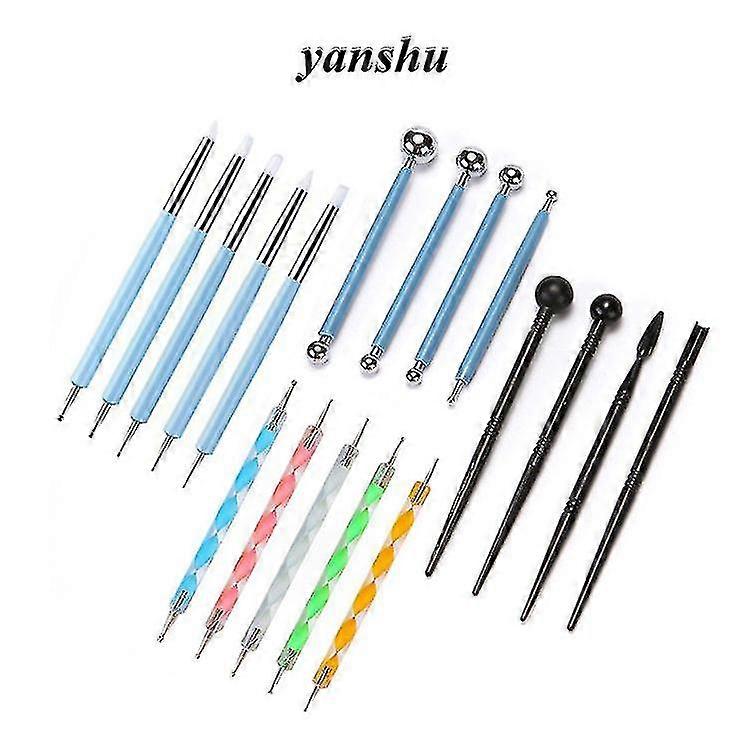 18 Polymer Clay Tools Multiple Clay Sculpting Tool Set Modeling Clay Tools Kit Art Dotting Tool Set