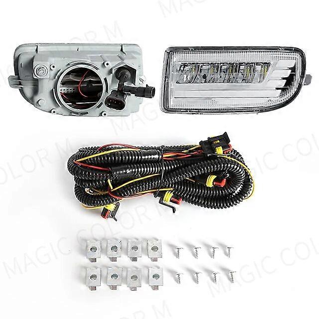 LED Fog Lights For Toyota Land Cruiser 100 LC100 UZJ100 FZJ10 1998-2008 Car DRL Turn Signal Daytime Driving Lamp White Yellow