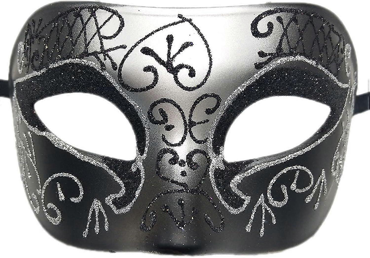 Man Kvinnors Ansiktsmask för Venetiansk Grekisk Romersk Festdesign Mytologisk Grekisk Stil