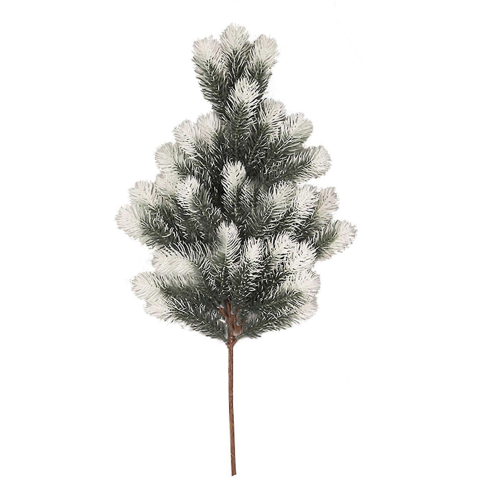 Artificial Branch Tree Ornament Wall Hanging Teardrop Wreath - Upside Down Christmas Decoration,white