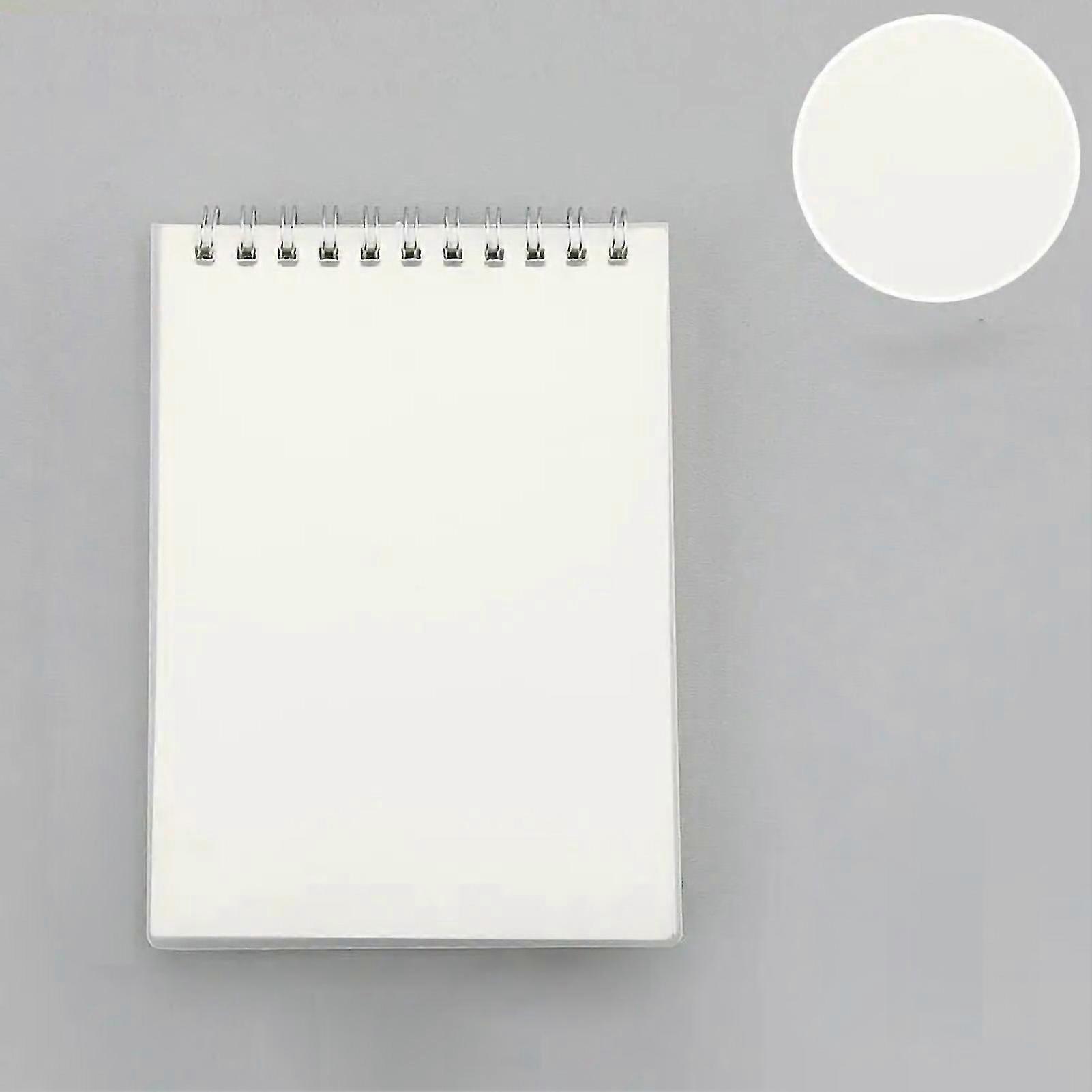 Thickened Paper A6 Wirebound Notebook - 80 Sheets, Blank Top