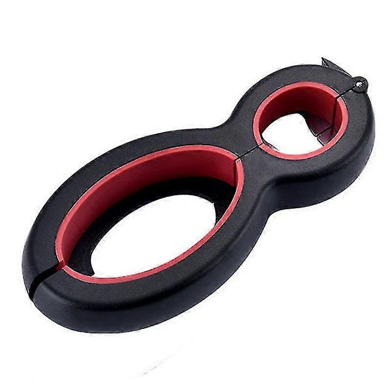 6 In 1 Multi-purpose Stainless Steel Bottle Opener Kitchen Tool Lid Opener Can Opener