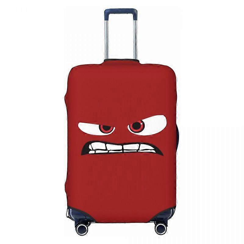 Funny Expression Suitcase Cover Cartoon Face Business Protector