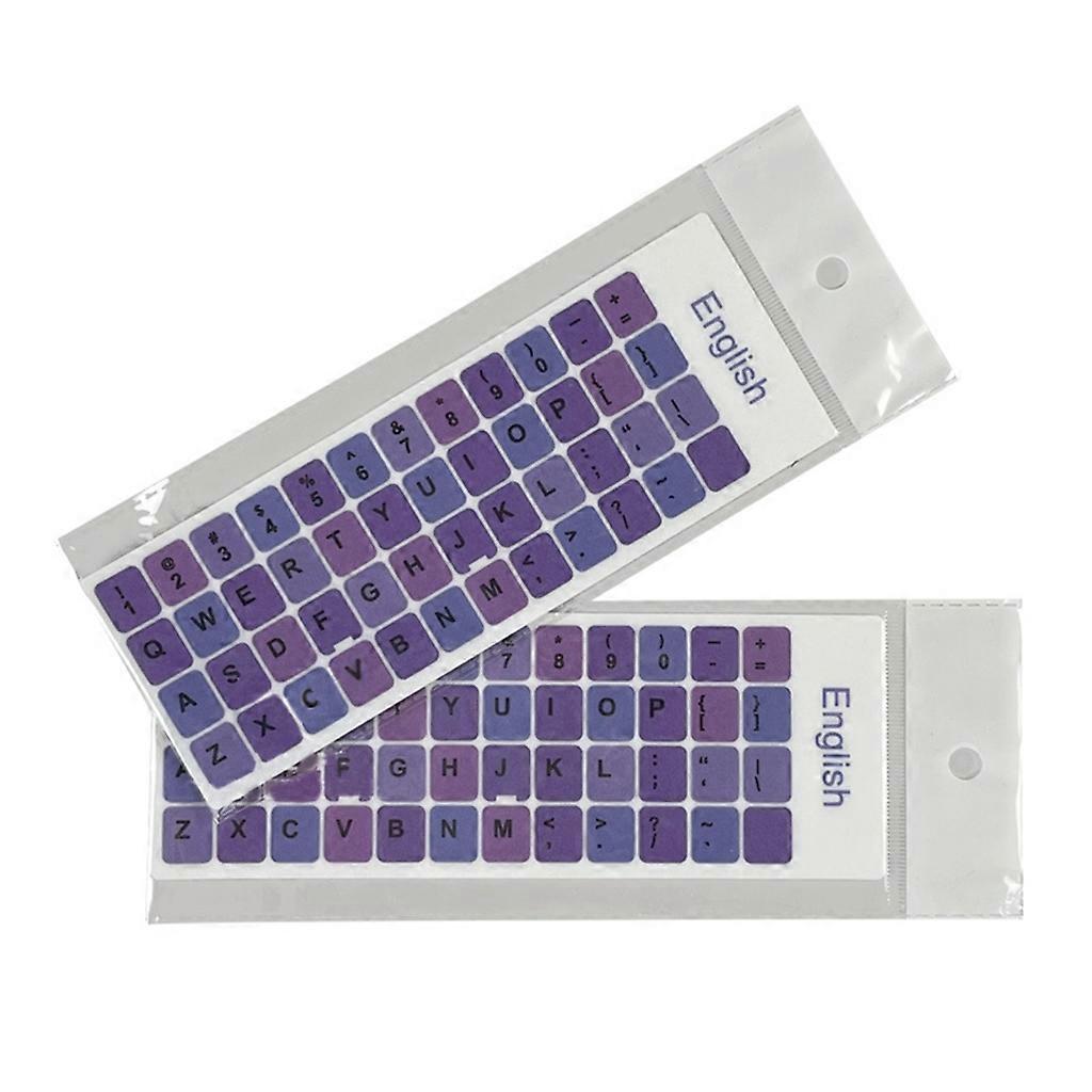 Keyboard Stickers Multi Backgrounds Colored Keypad Film Matte Wear-Resistant