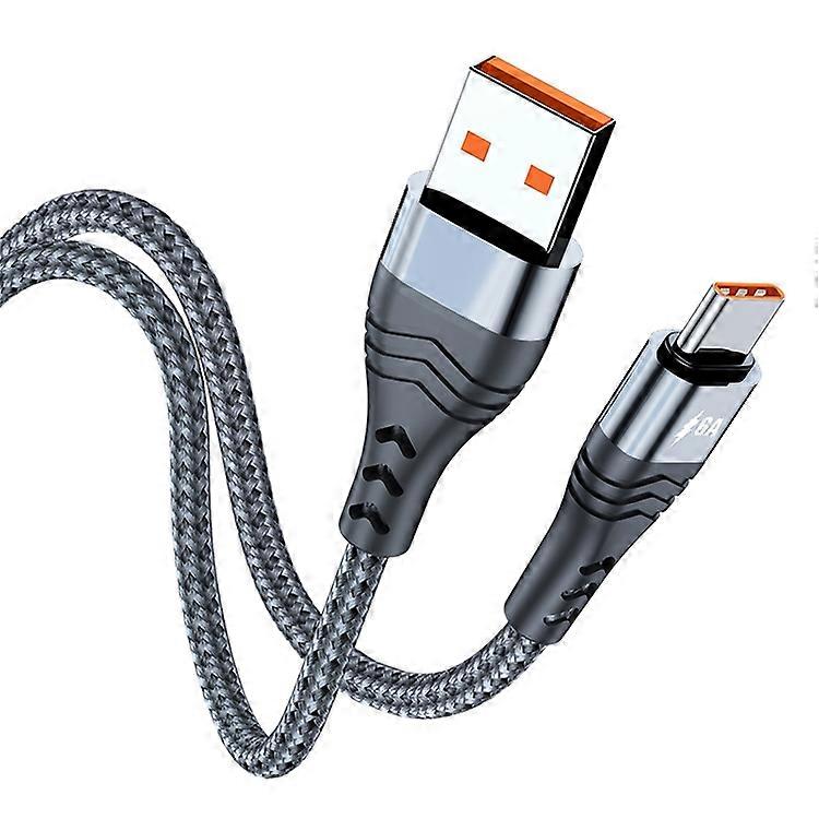 6A USB to USB-C / Type-C Data Cable, Length: 2m