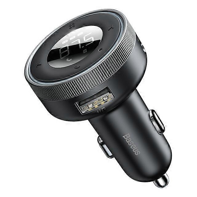 Baseus Car FM Transmitter Bluetooth 5.0 Modulator TF AUX MP3 Player Aux Adapter Dual USB Charger Wireless Audio Receiver for Car