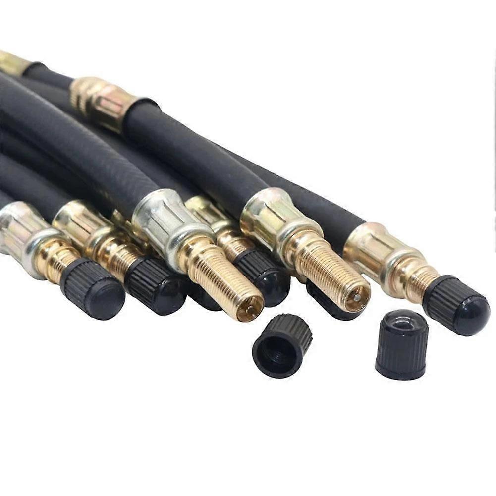 Tire Valve Inflatable Rubber Hose Car Double Tire Inner Tube Connection Hose Scooter Extension Tube Adapter