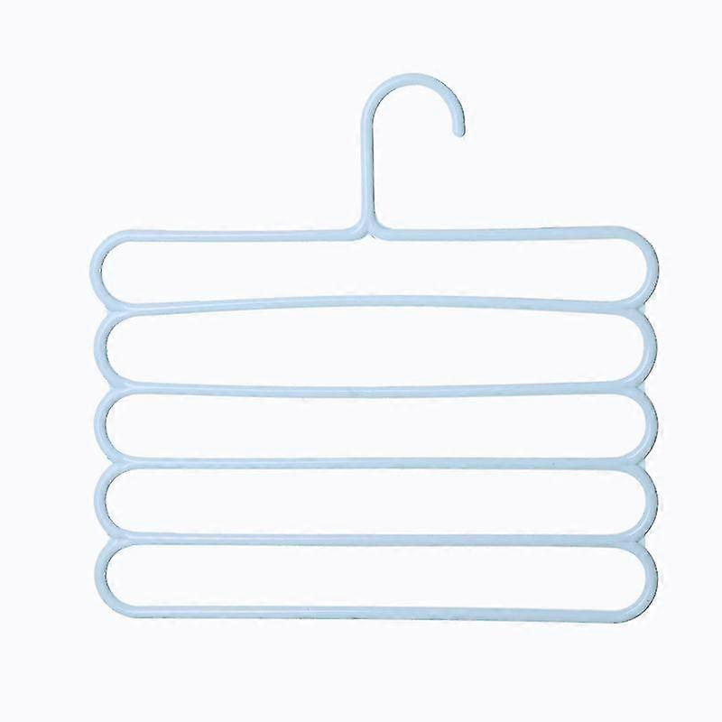 8pcs Hangers, 40 Layers Trouser Hangers Saving, Non-slip Scarf Organiser Pant Hangers, Hanger