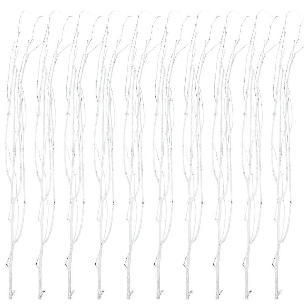 12Pcs Natural Dried Tree Branches DIY Birch Branches Flower Arrangement Branch