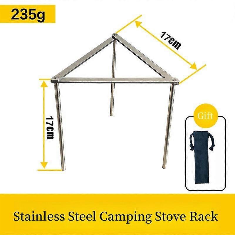 في الهواء الطلق التخييم موقد الوقوف الفولاذ المقاوم للصدأ المحمولة مثلث وعاء حامل التخييم قبل الميلاد الوقوف موقد نار المخيم مواقد الطبخ المحمولة الجديدة