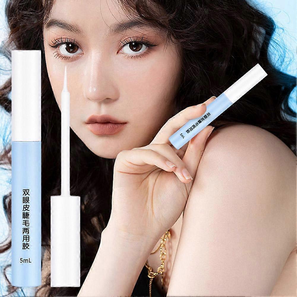 Double Paupière Faux Cils Colle Transparente Imperméable Adhésif Forte Maquillage