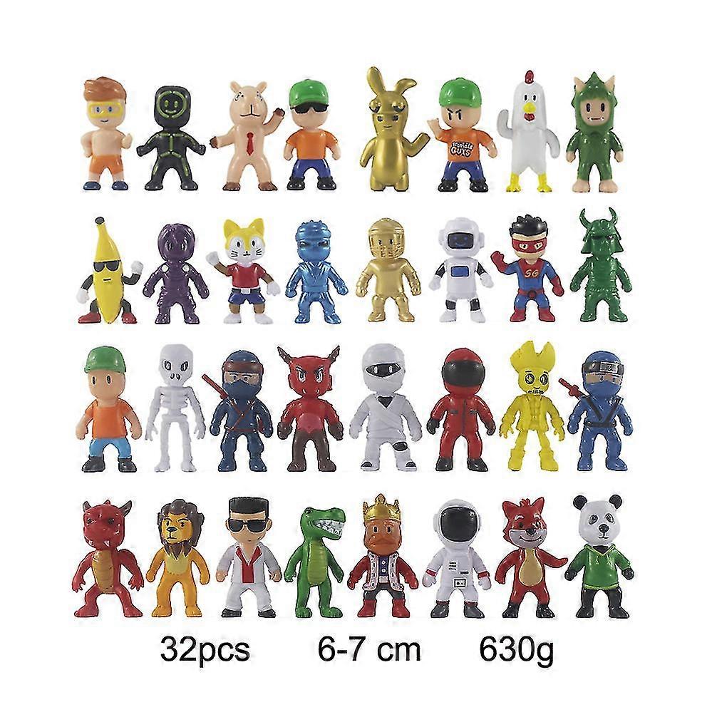 Pvc Guy Battle Game Characters Model Stumble Guys Anime Action & Toy Figures Set For Child
