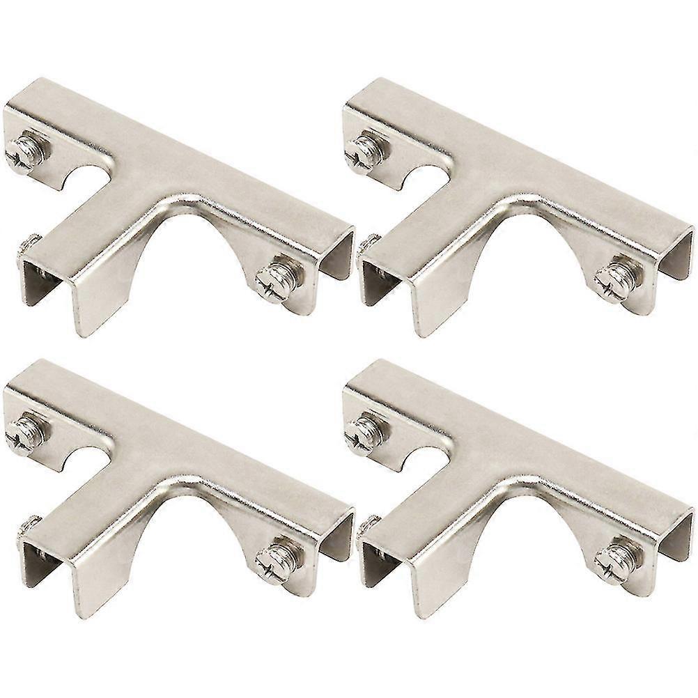 4pcs pinces à verre en forme de T Pinces à verre en acier pince à verre pince à verre 3 voies connecteurs en verre pour verre 8-12mm Z