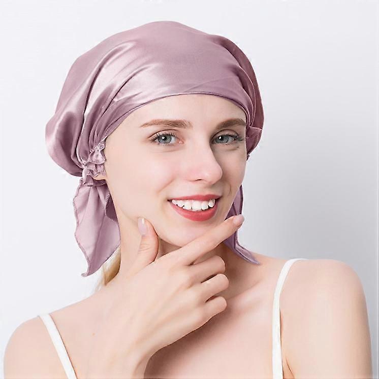 2pcs Satin NightcapDeep Pink