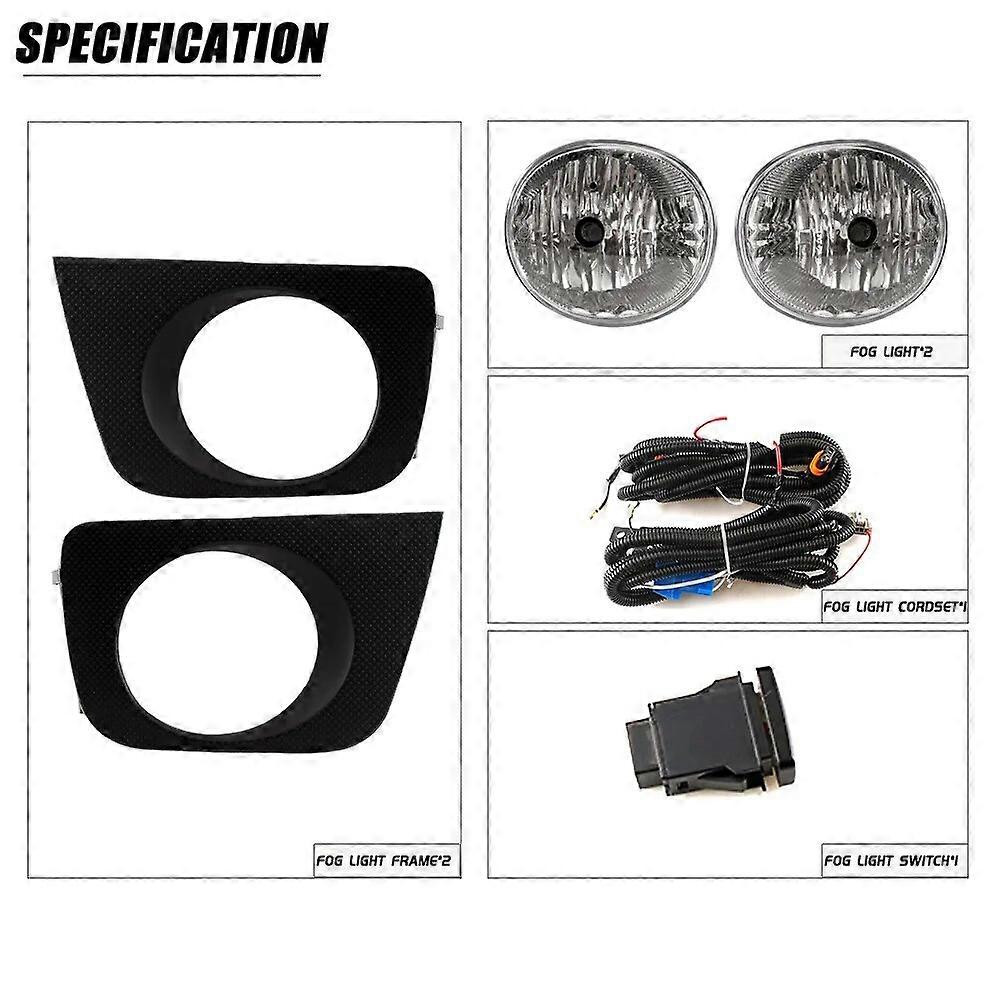 For Toyota 4 RUNNER 4Runner HILUX SURF 2005 2006 2007-2009 Front Fog Lights Car Styling Spot Light Fog Lamps With Switch -1 Pair