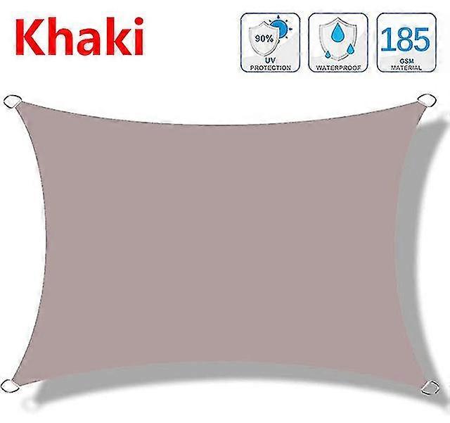 Rectangular Patio Awning Sail, Uv Resistant Waterproof Polyester Awning For Patio Awning Garden Backyard Awning