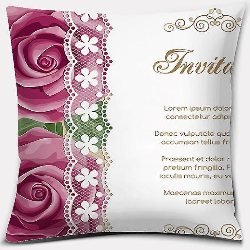 Print Pillowcase Sofa Cushion Cover Design Style -1321