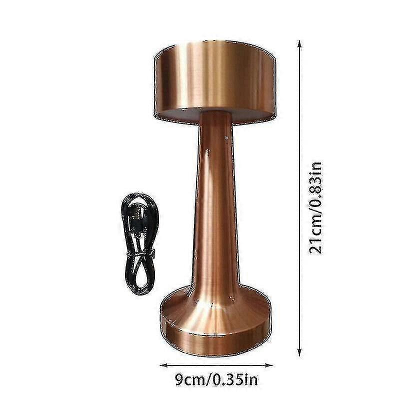 Rechargeable Led Table Lamp Touch Sensor Desk Light Bedroom Restaurant Bar Dcor