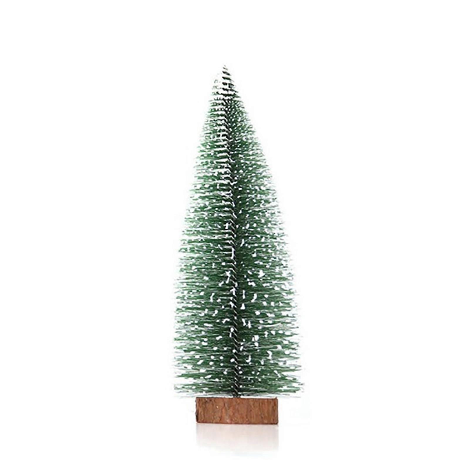 MengXi Desktop Xmas Tree Lightweight Good-looking Plastic Cedar Miniature Christmas Tree for Home