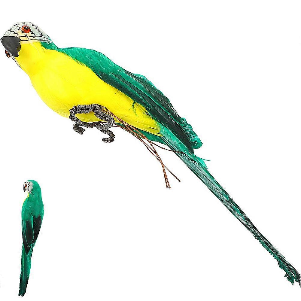 Artificial Bird Simulation Parrot Ornament Vivid Parrot Model Decoration
