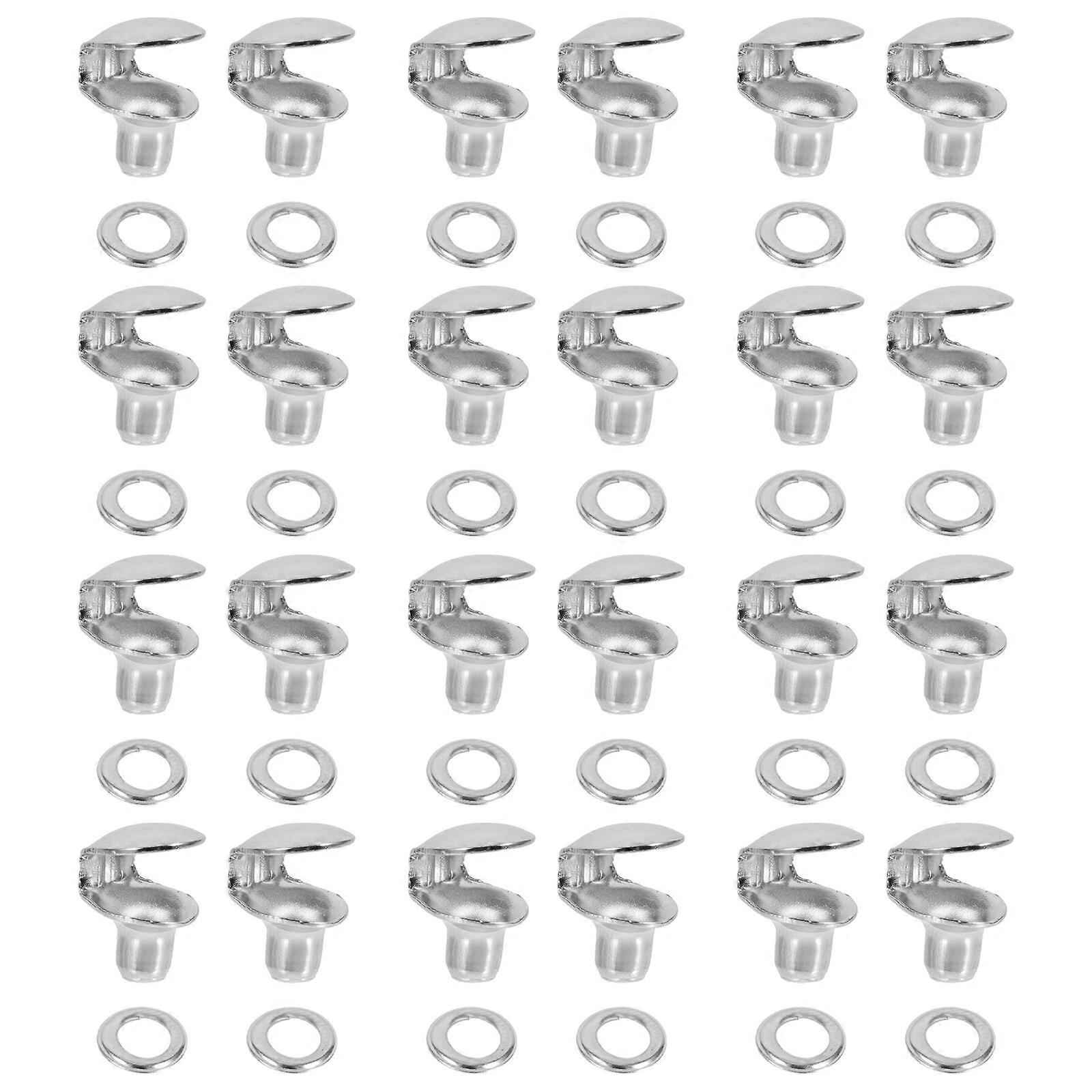 20 Pcs Laiton Boot Hooks Shoe Lacet Hooks Set Boots Shoelace Boucles Shoelace Crochets De Fixation
