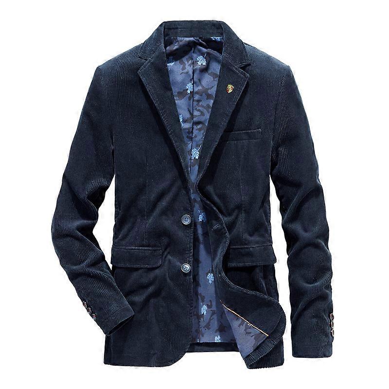 Spring and autumn new corduroy suit retro casual jacket men