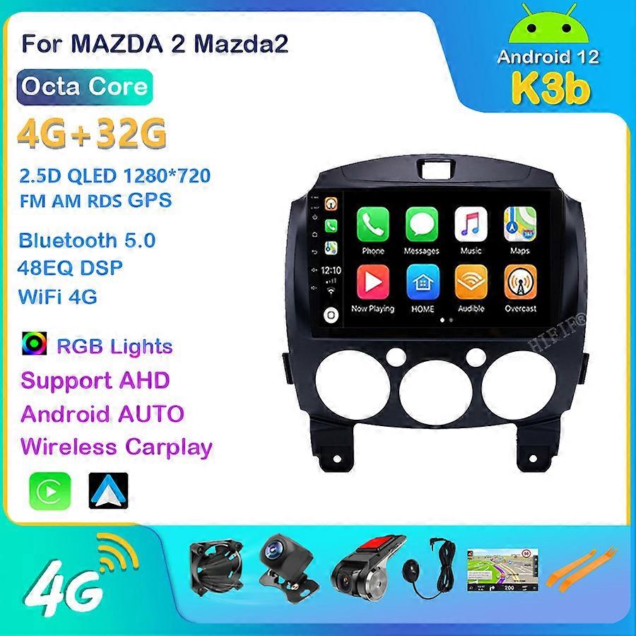 Car Android Radio Multimedia Player For MAZDA 2 Mazda2 2007 2008 2009 2010 2011 2012 2013 2014 GPS Navi 2din 2 din autoradio