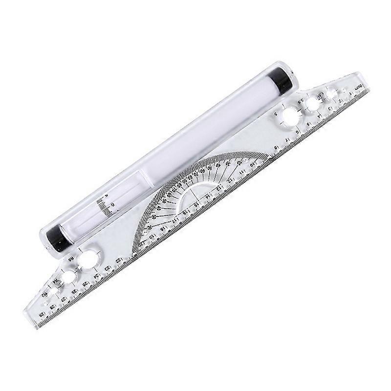 Parallel Ruler Multifunctional Protractor Universal Foot Drawing Roller Ruler Measuring Tool for Sewing Qinhai