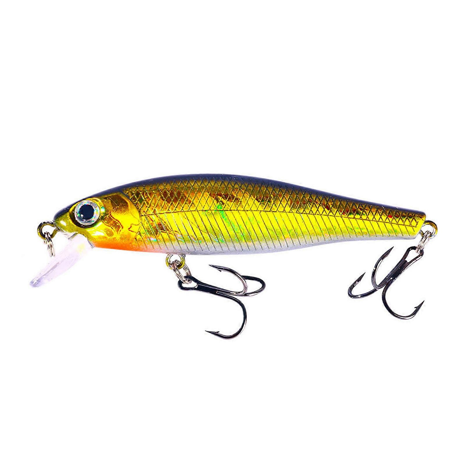 QingHai 8.8cm Bionic Bait 3D Simulated Fisheyes Treble Hook Tempting Realistic Floating Minnow False Lures Outdoor Fishing