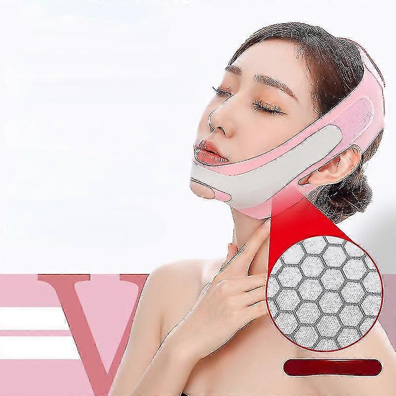 Reusable Chin Strap, Double Chin Reducer, Adjustable High Elasticity Chin Mask, Breathable Face Lifting Strap