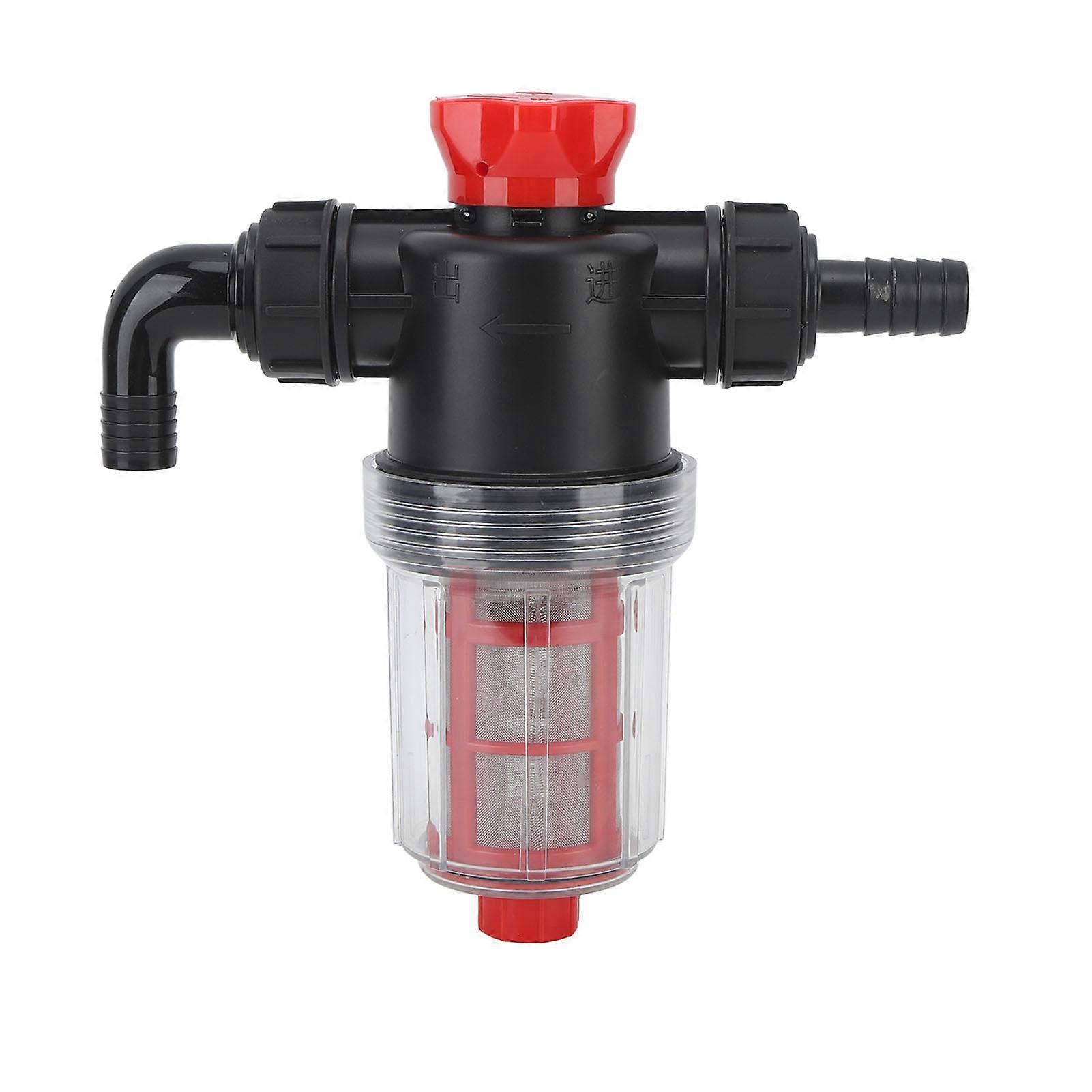 Irrigation Water Pump Filter Fine Mesh Double Layer Filtration High Flow Inline Strainer for Garden Lawn
