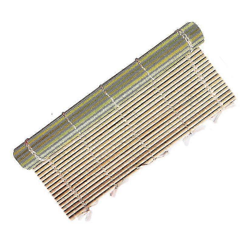 Suşi Perde Yeşil Deri Bambu Perde Kalıp