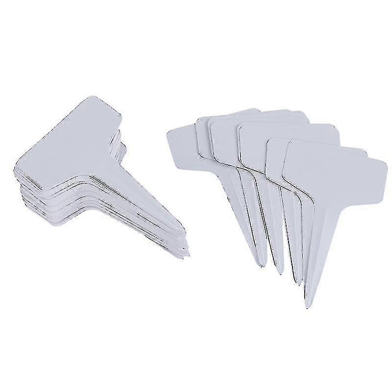 100 Pcs Garden Labels Gardening Plant Classification Sorting Sign Tag Card White