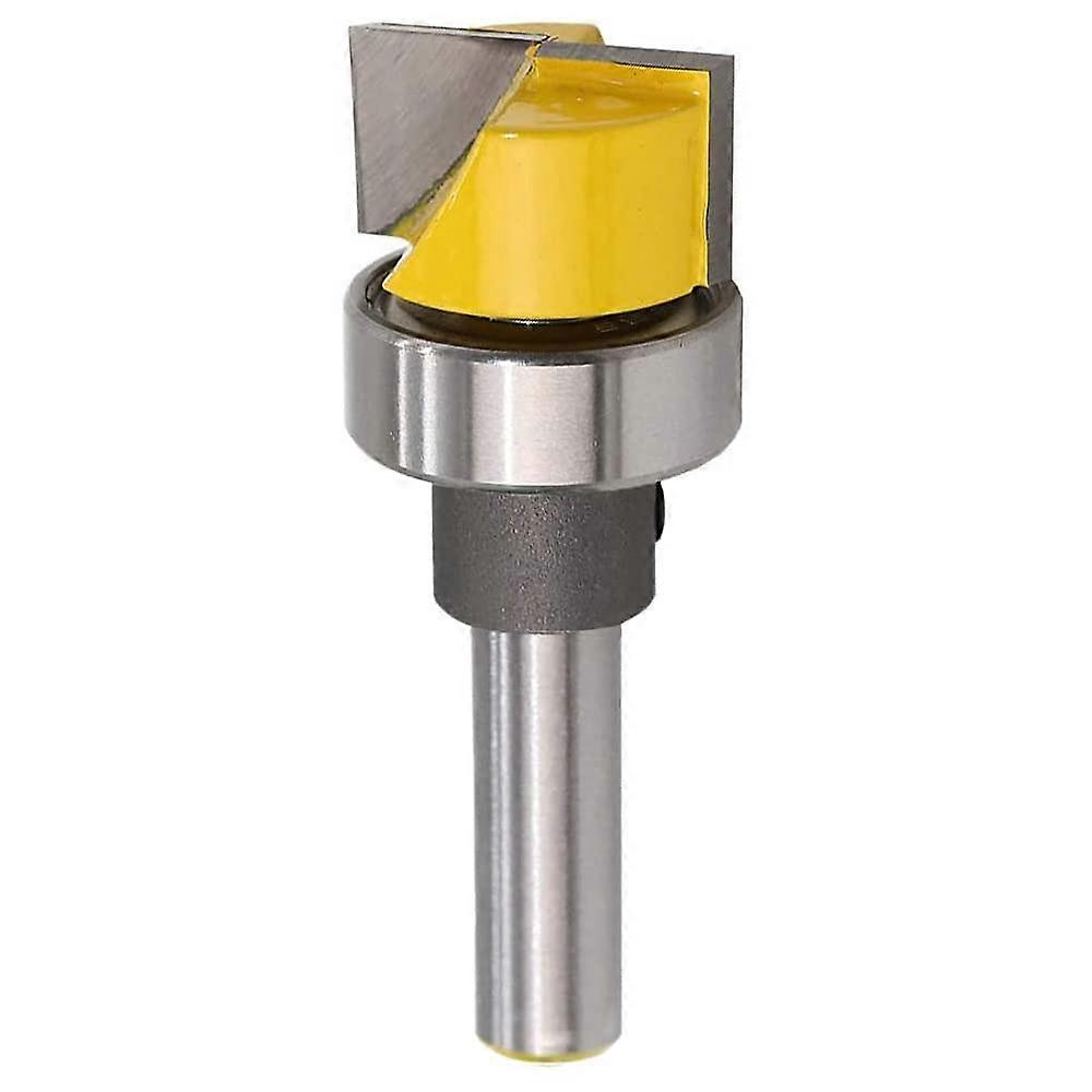 flot 8mm skaft ansigt fræser kugleleje høvl fræser flush trim router bit wolfram hårdmetal træbearbejdning router bits bund rengøringsfræser