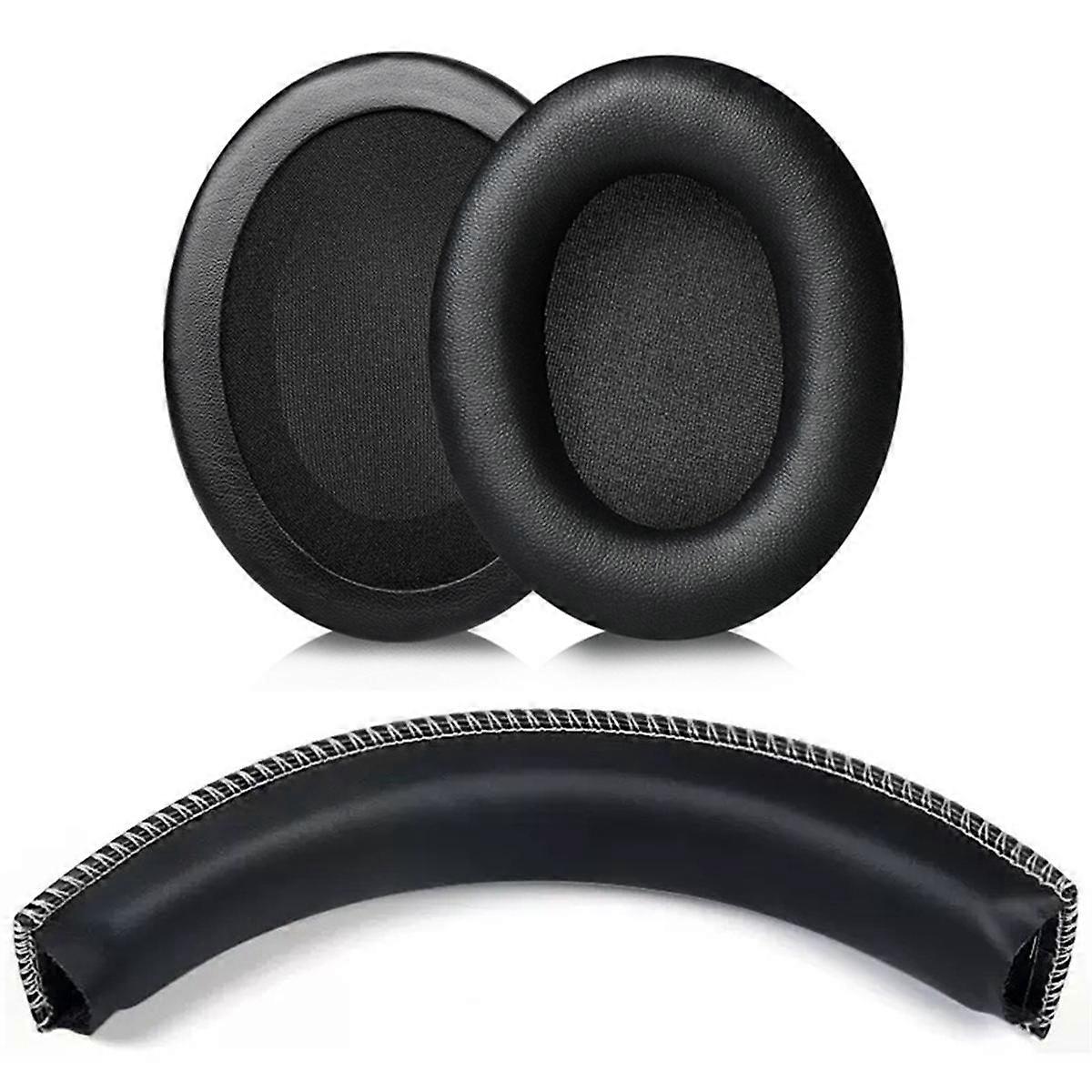 Replacement Ear Pads for Cloud2 Flight S Alpha S Headphones Memory Foam Earpads Protein Leather