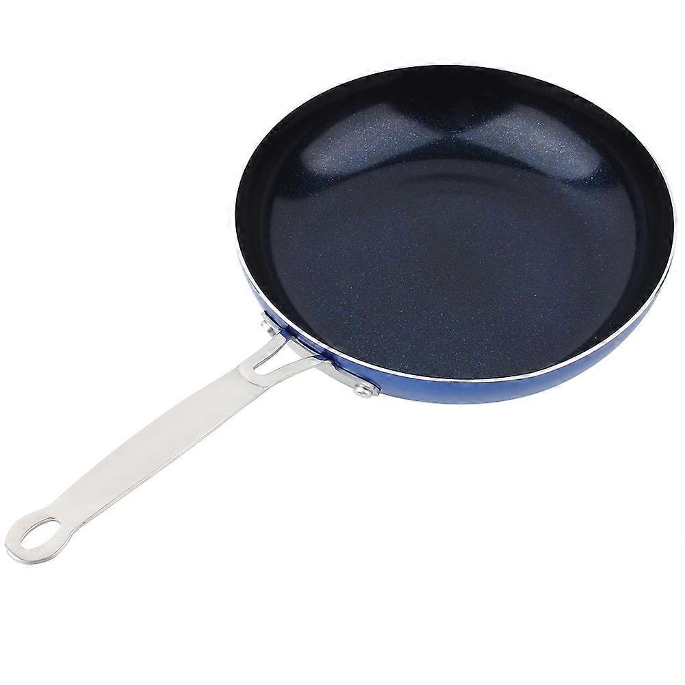 Non-Stick Ceramic Coating Frying Pan Skillet with Flat Bottom Long Handle(28cm)
