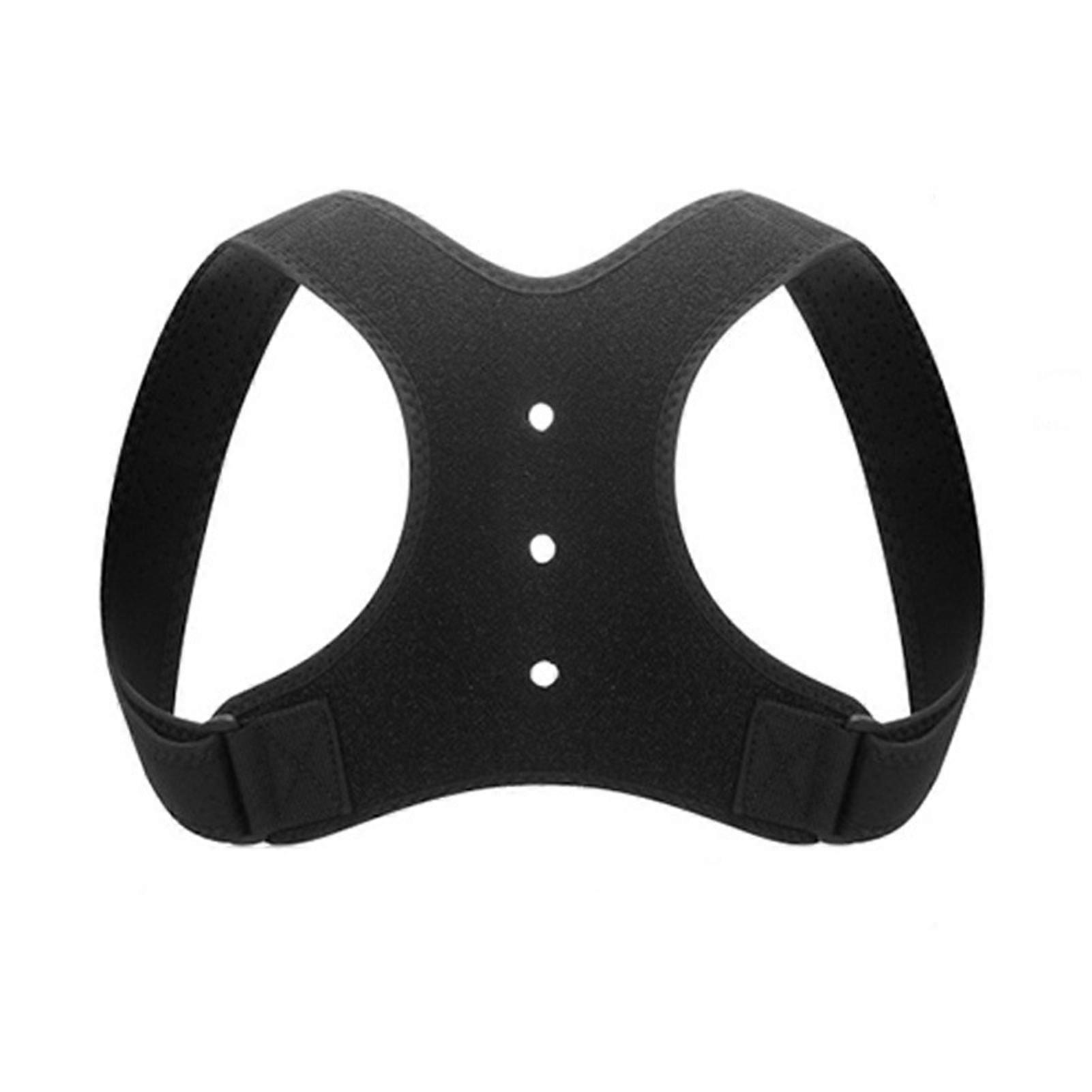 Women Men Back Posture Corrector Breathable Adjustable Upper Back Brace Pain Relief from Back Neck Shoulder Neoprene Hunchback Correction Belt Sitting