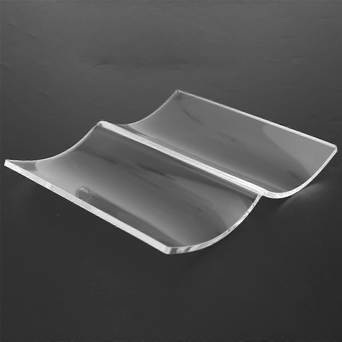 Book Shaped Stand Acrylic Transparent Book Display Shelf Home Art Decoration Desktop Magazines Reci