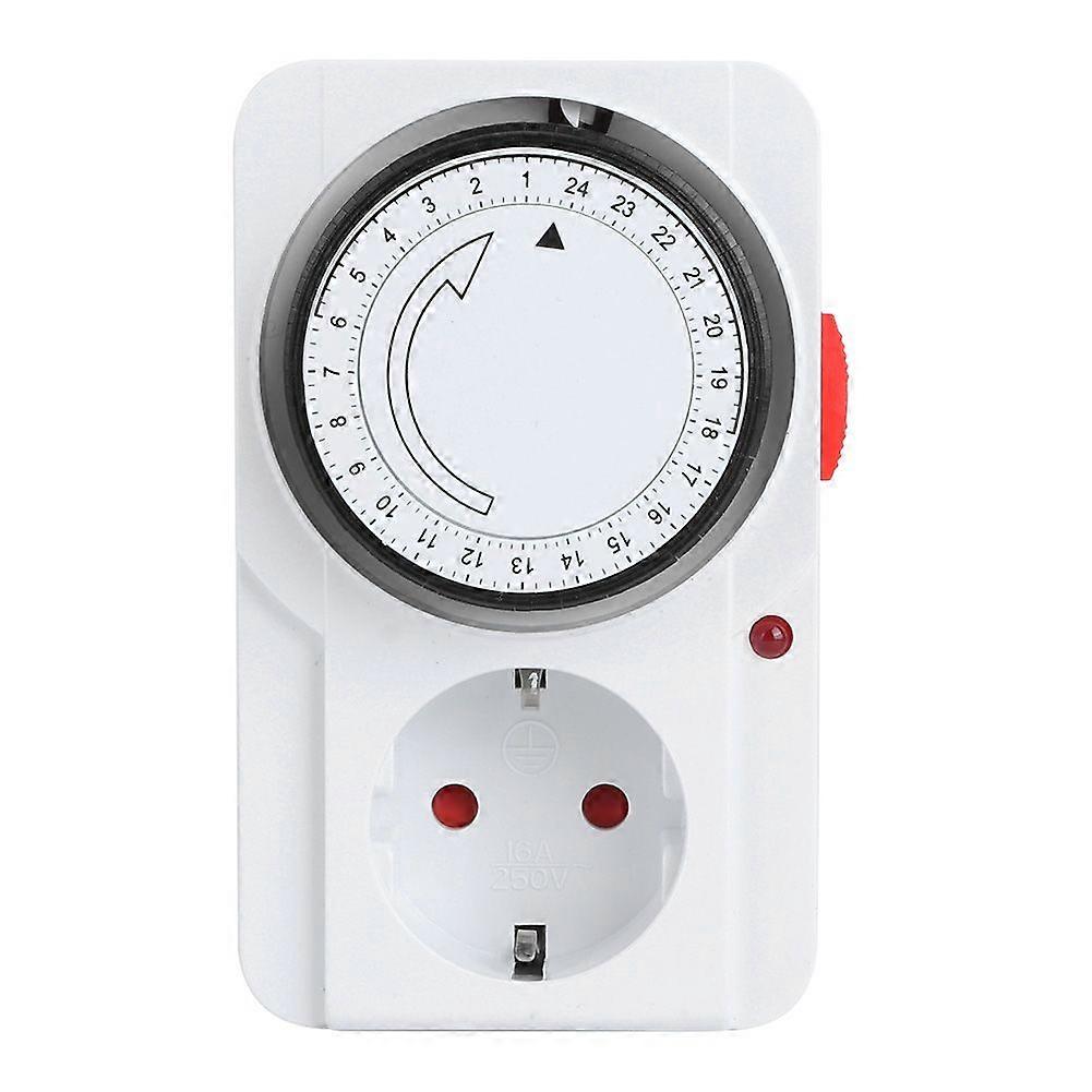 Timer Socket Indoor Mechanical 24 Hour PlugIn Outlet Timer Home Safety Tool
