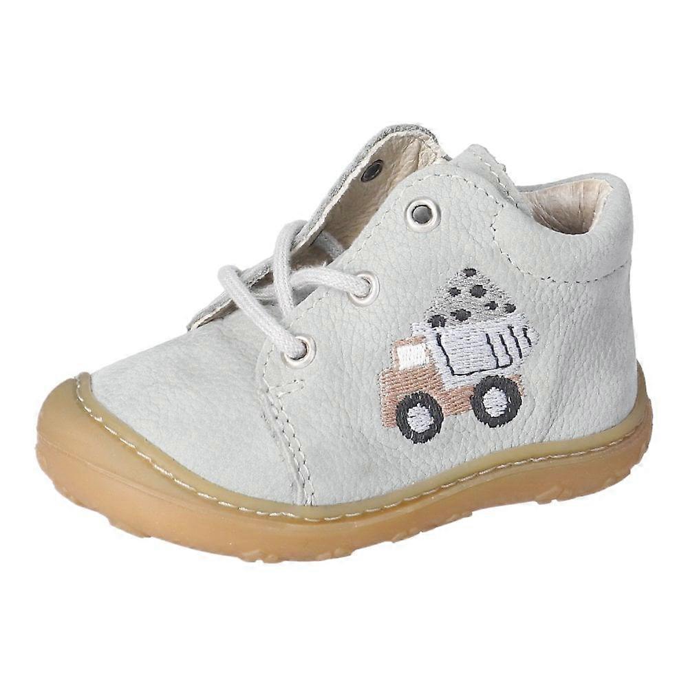 Kids Ricosta Laced Boot In River With Applique