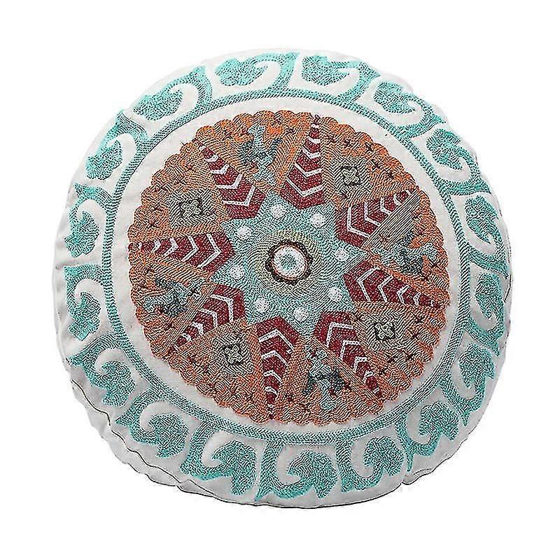 Round Floor Pillow, Large Meditation Pouf Cushion , Memory Foam Stuffer Circle Throw Pillows A