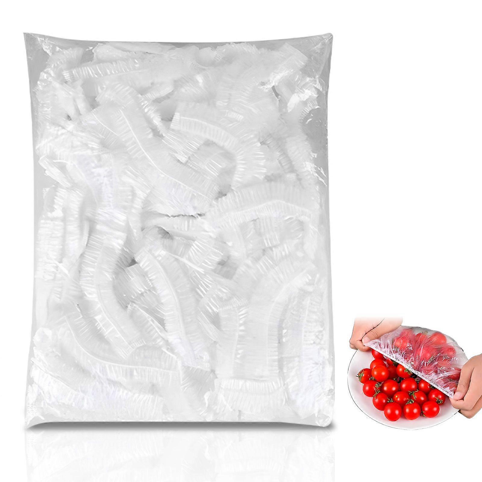 100PCS disposable plastic wrap - white
